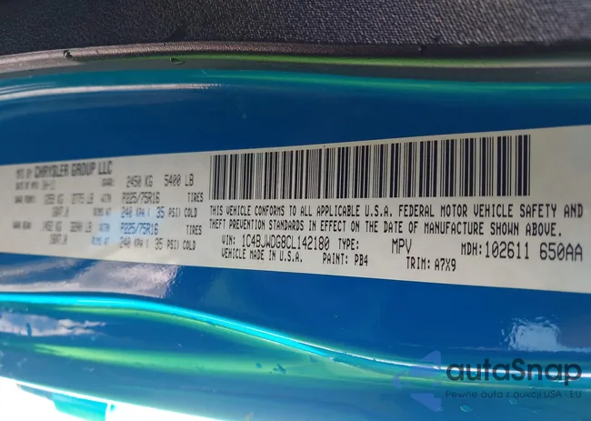 1C4BJWDG8CL142180: 44164411