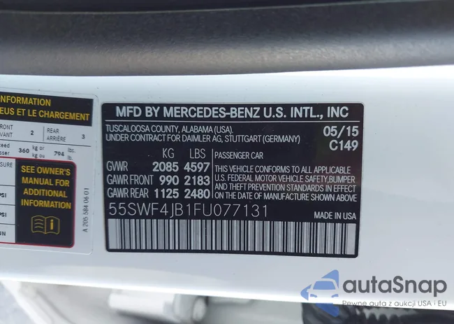 55SWF4JB1FU077131: 44165533