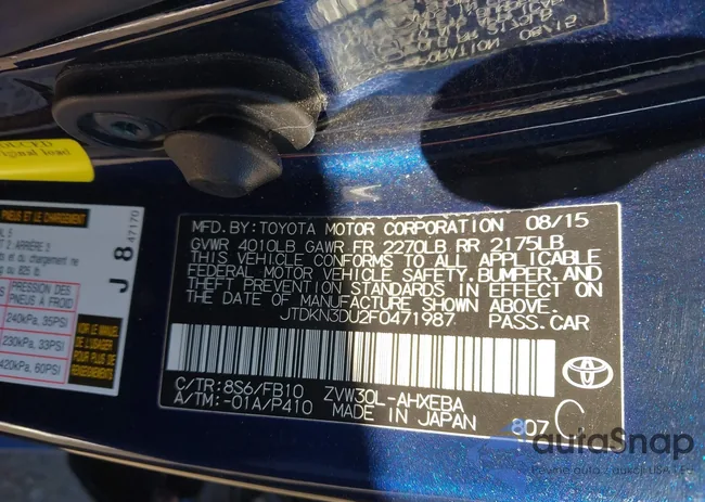 JTDKN3DU2F0471987: 44165553