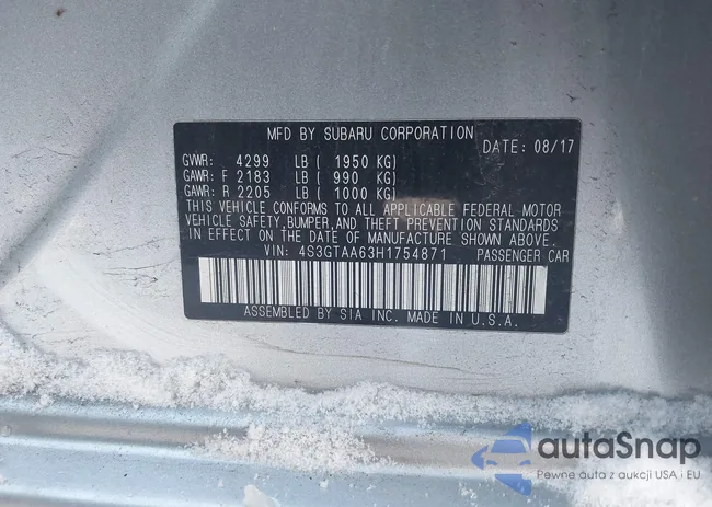 4S3GTAA63H1754871: 44165837