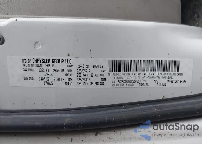 2C4RC1BG8DR690610: 44165850