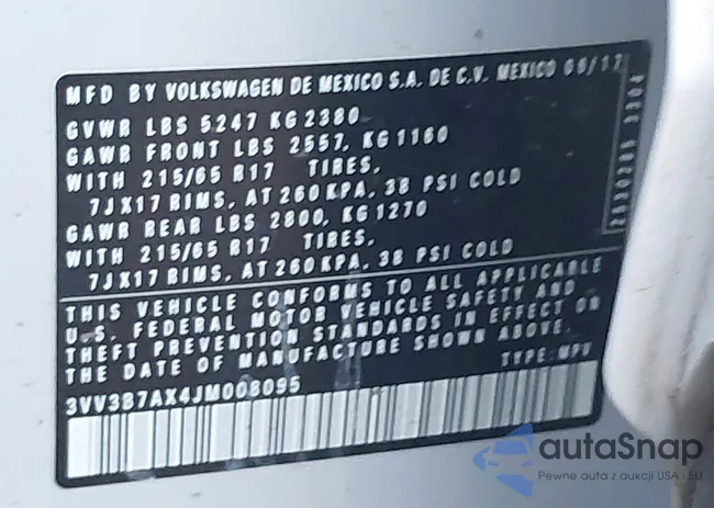 3VV3B7AX4JM008095: 44165888