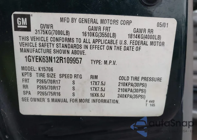 1GYEK63N12R109957: 44166000