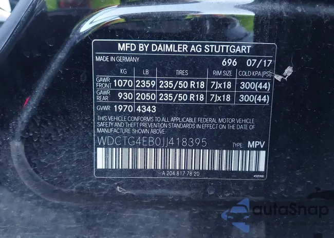 WDCTG4EB0JJ418395: 44166006