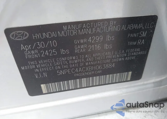 5NPEC4ACXBH063884: 44165089