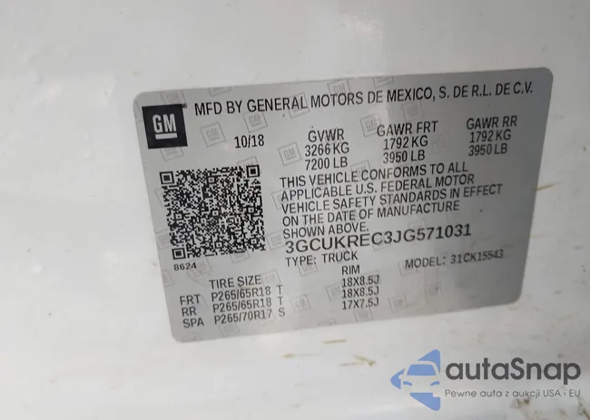 3GCUKREC3JG571031: 44165096