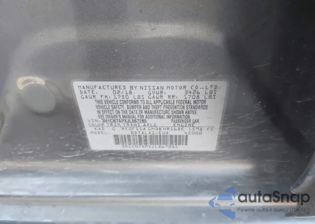 3N1CN7APXJL867285: 44165219