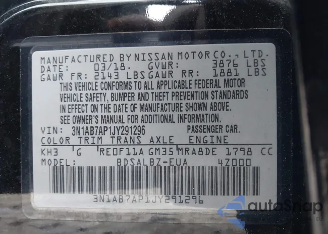 3N1AB7AP1JY291296: 44165245