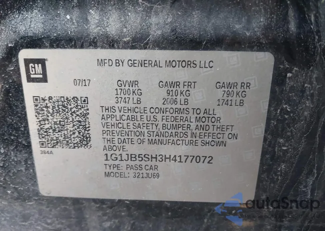 1G1JB5SH3H4177072: 44165420