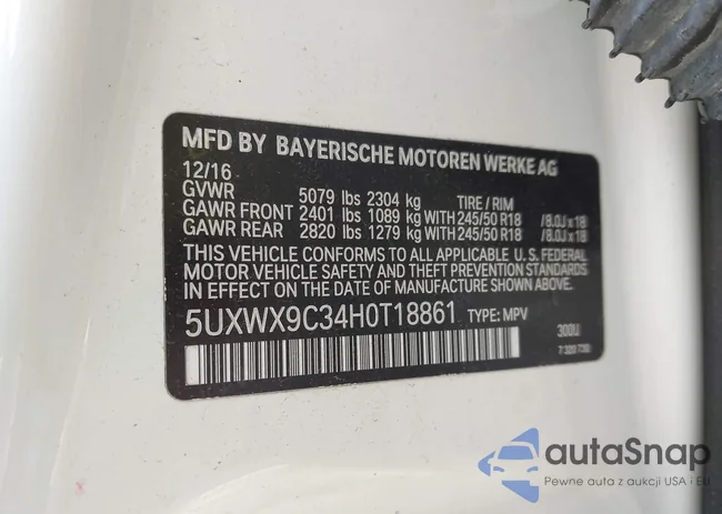 5UXWX9C34H0T18861: 44166590