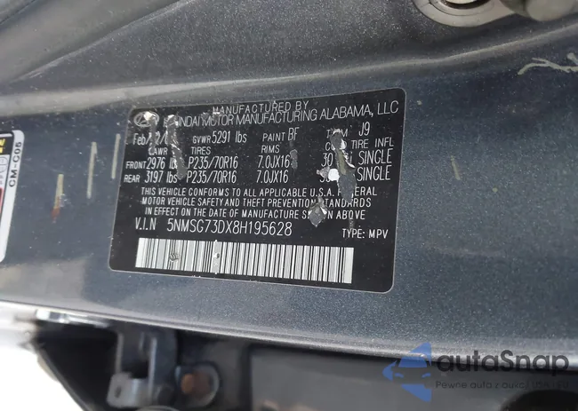 5NMSG73DX8H195628: 44166662