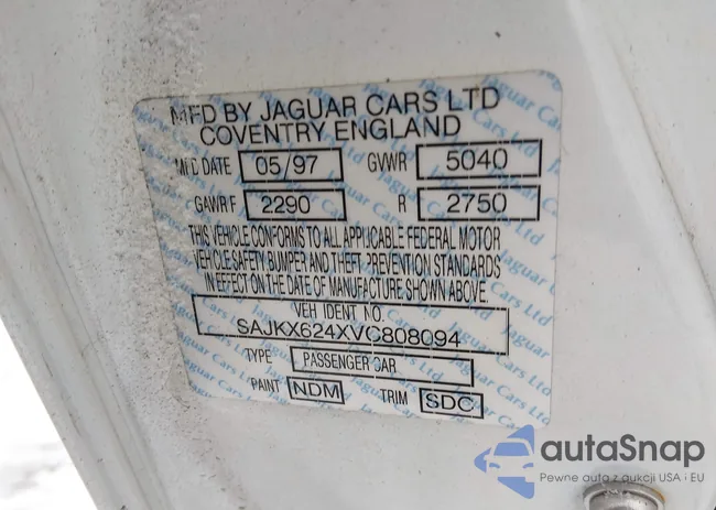 SAJKX624XVC808094: 44166723