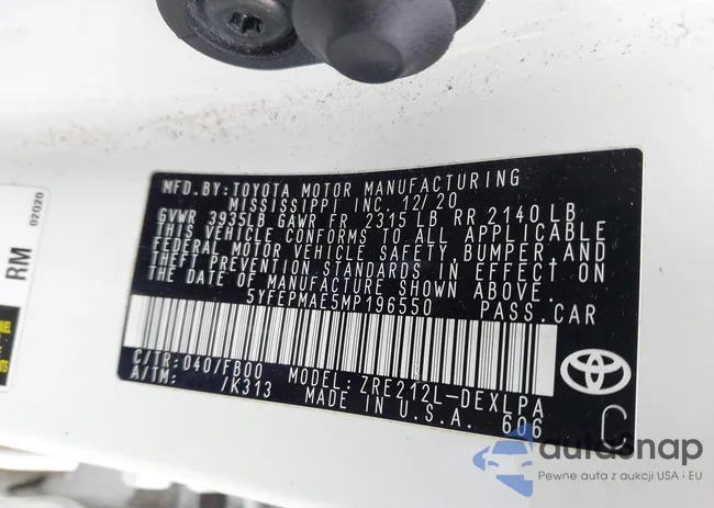 5YFEPMAE5MP196550: 44166762