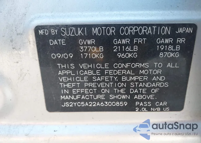 JS2YC5A22A6300859: 44166778