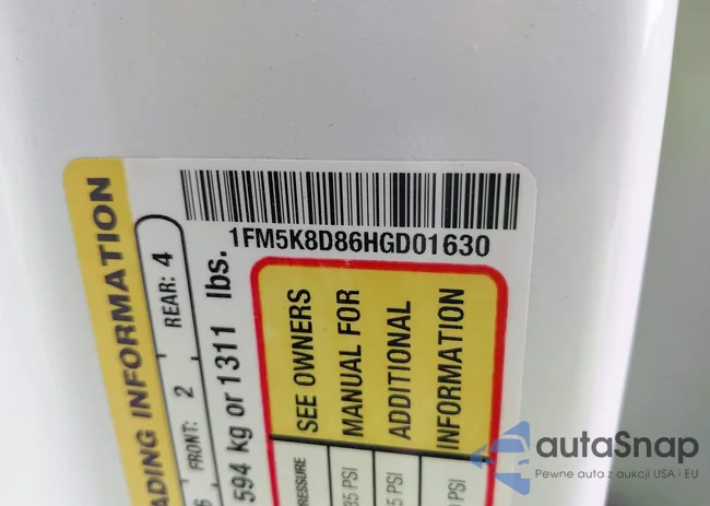 1FM5K8D86HGD01630: 44166785