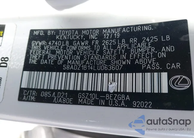 58ADZ1B14LU063607: 44166808