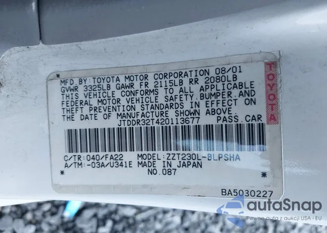 JTDDR32T420113677: 44166866