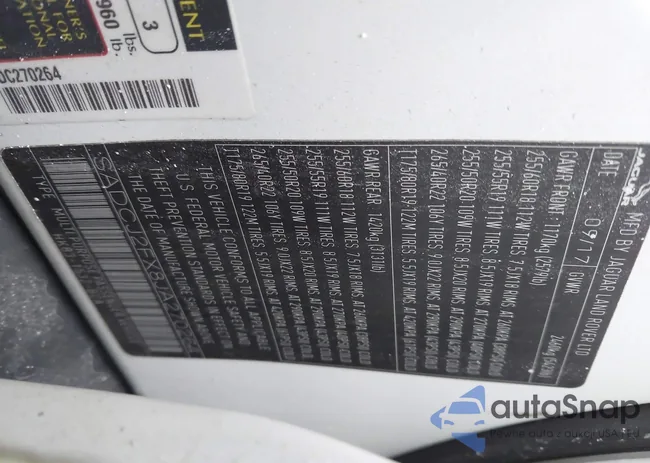 SADCJ2FX8JA270264: 44166957