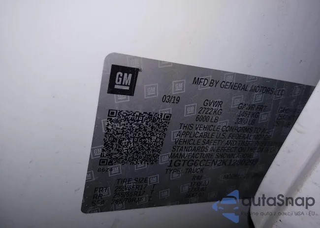 1GTG6CEN2K1280293: 44166965