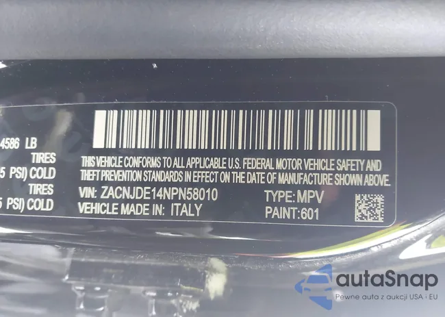 ZACNJDE14NPN58010: 44167036