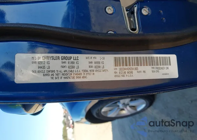 1B3CB4HA2AD541865: 44166176