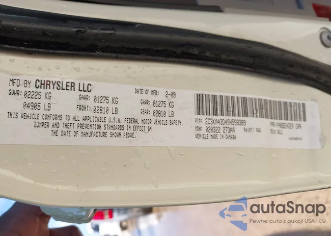 2C3KA43D49H598389: 44166262