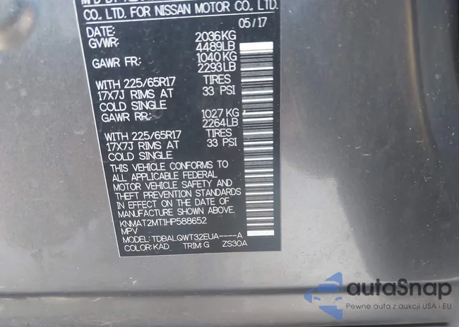 KNMAT2MT1HP588652: 44166263