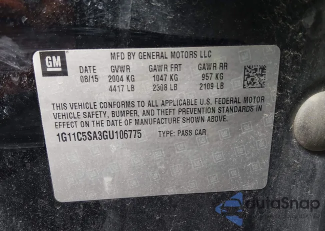 1G11C5SA3GU106775: 44167571