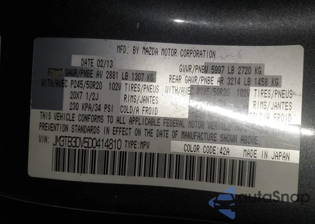 JM3TB3DV5D0414810: 44167602