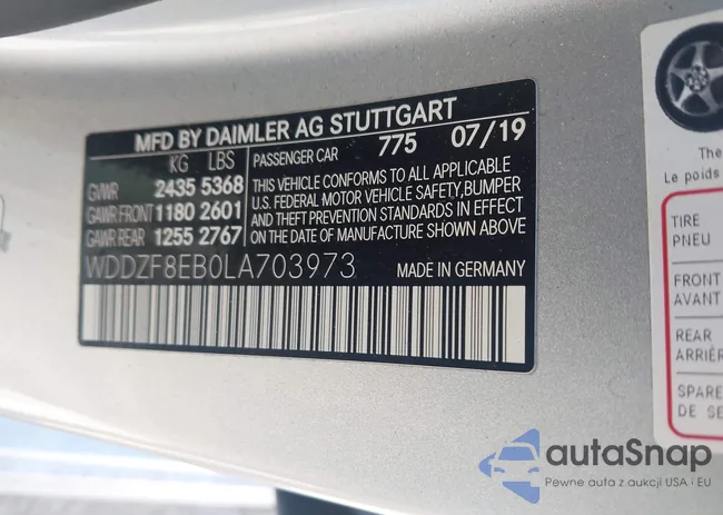 WDDZF8EB0LA703973: 44167650