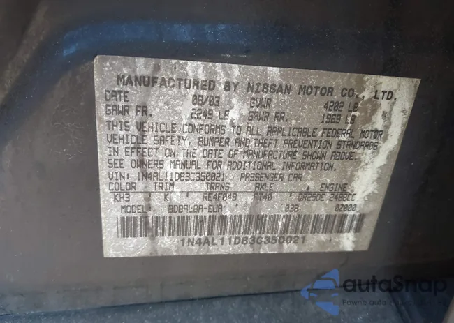 1N4AL11D83C350021: 44167765