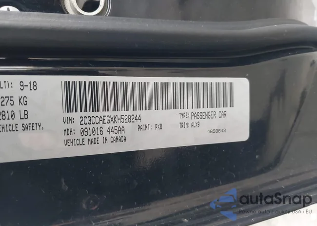 2C3CCAEGXKH528244: 44167053