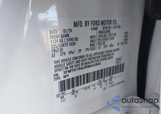 3FMTK1R42RMA02860: 44167071