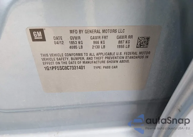 1G1PF5SC8C7331401: 44167201