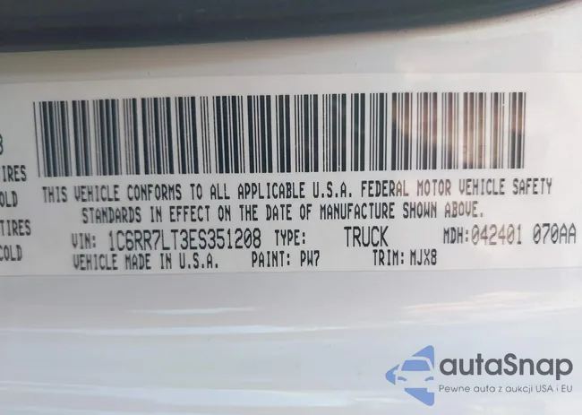 1C6RR7LT3ES351208: 44167347