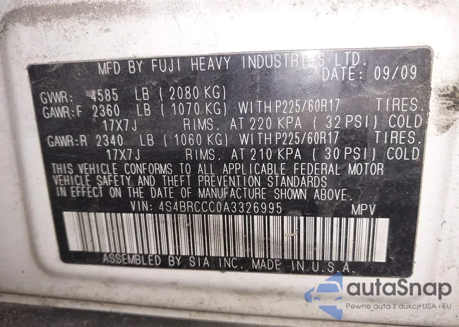 4S4BRCCC0A3326995: 44167432