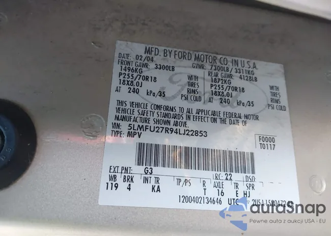 5LMFU27R94LJ22853: 44168482