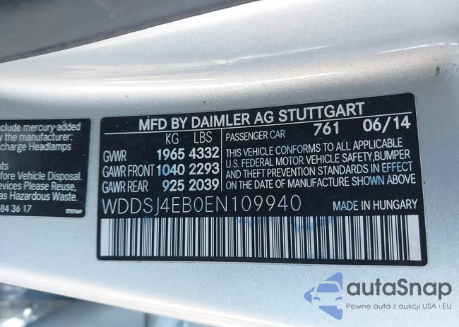 WDDSJ4EB0EN109940: 44168622