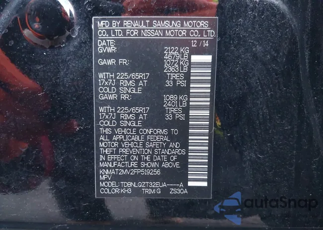 KNMAT2MV2FP519256: 44168750