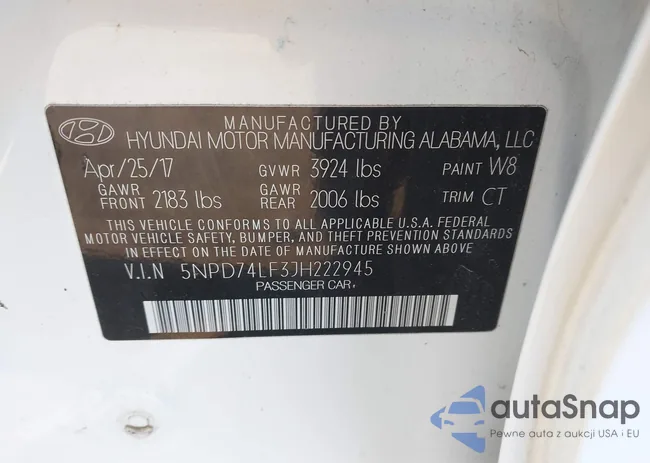 5NPD74LF3JH222945: 44168762