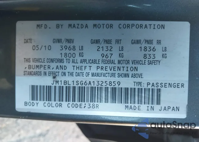 JM1BL1SG6A1325859: 44168778