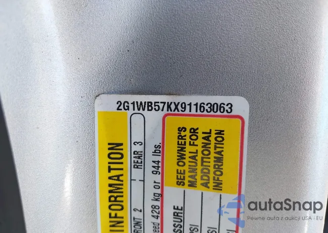 2G1WB57KX91163063: 44168837