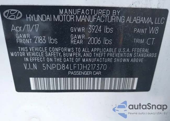 5NPD84LF1JH217370: 44168098