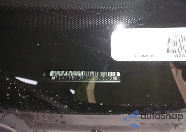 5GAKVBKD0HJ201510: 44168121