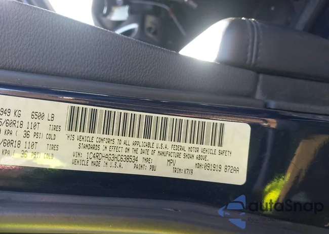 1C4RDHAG3HC638534: 44168300