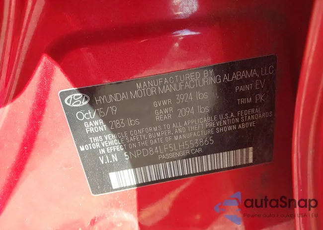 5NPD84LF5LH553865: 44168402