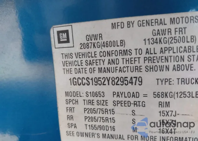 1GCCS1952Y8295479: 44169449