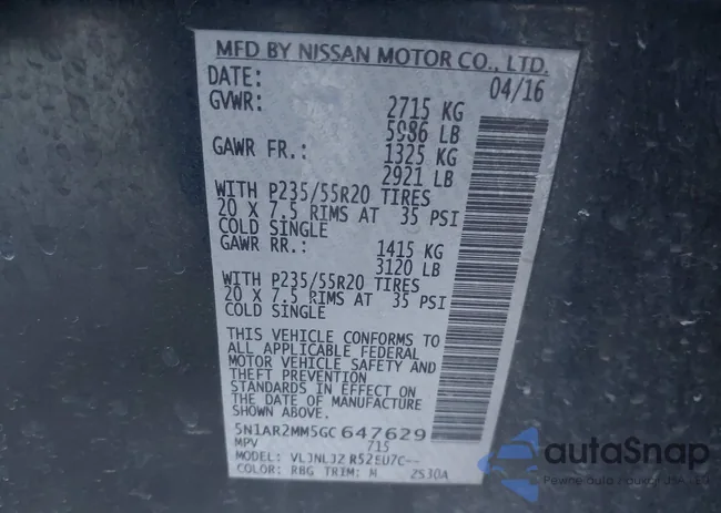 5N1AR2MM5GC647629: 44169894