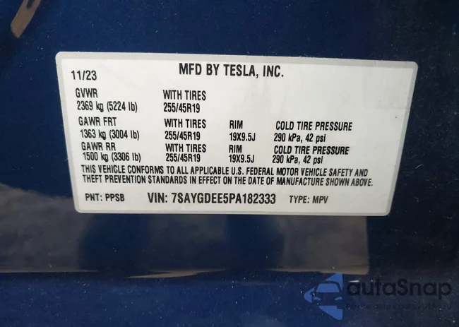 7SAYGDEE5PA182333: 44169979