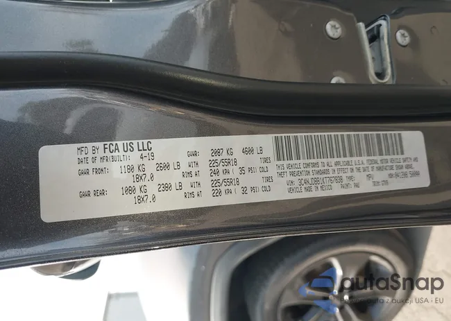 3C4NJDBB1KT767838: 44169085